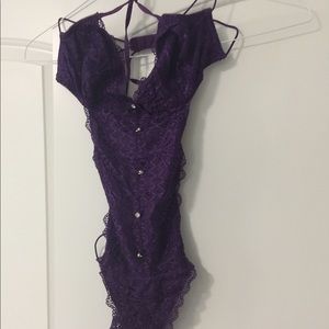 Fredericks lingerie one piece open back